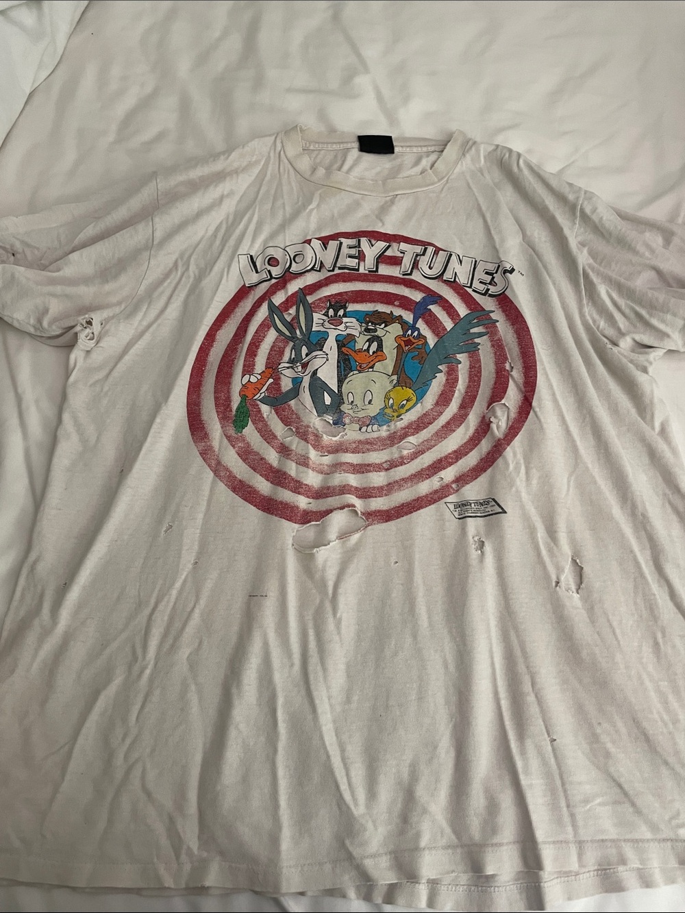 Vintage Distressed Looney Tunes Tee